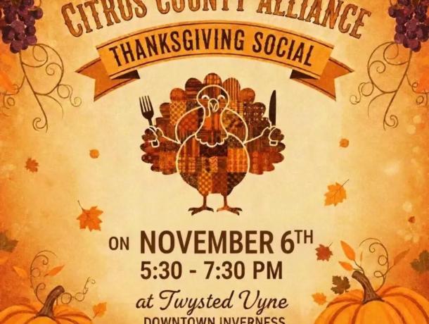 Citrus County Alliance Thanksgiving Social