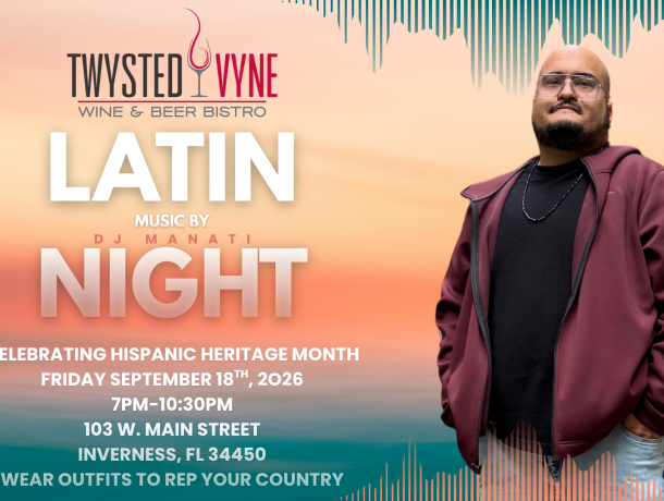 LATIN NIGHT 9 18 26