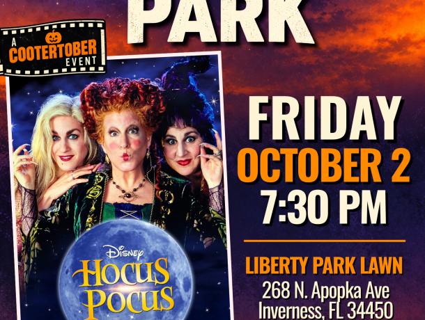 Movie in the Park Cootertober 2026
