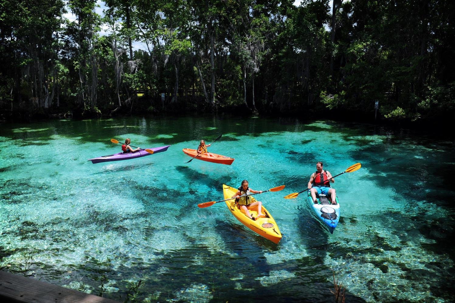 kayak tour crystal river