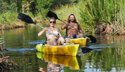 kayaking halls river